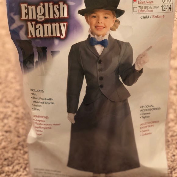 Girls Nanny Halloween Costume - Picture 1 of 6